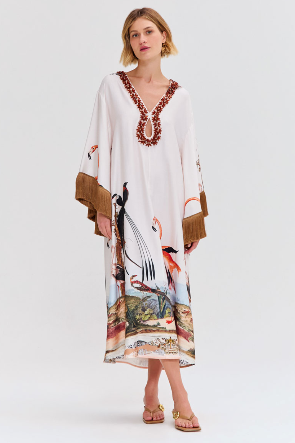 Paradise Land Maxi Kaftan