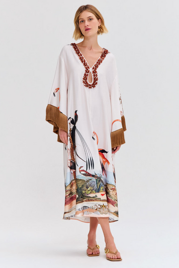 Paradise Land Maxi Kaftan